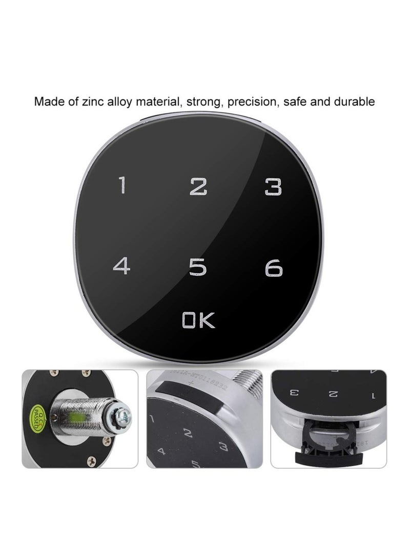 Excefore Cabinet Lock Digital Code Lock Touch Screen 15 Digital Combination Locks Electronic Anti-Theft Lock for Wardrobe Tool Box Cabinet Drawer Mailbox School Locker - Image 5