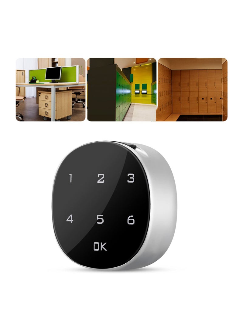 Excefore Cabinet Lock Digital Code Lock Touch Screen 15 Digital Combination Locks Electronic Anti-Theft Lock for Wardrobe Tool Box Cabinet Drawer Mailbox School Locker - Image 3