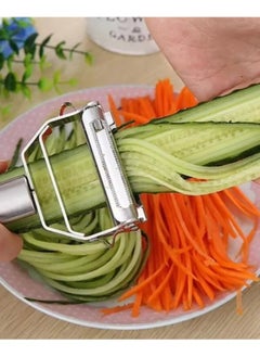 Generic High Quality Stainless Steel 2 in 1 Vegetables Fruits Grater and Peeler  - Image 3