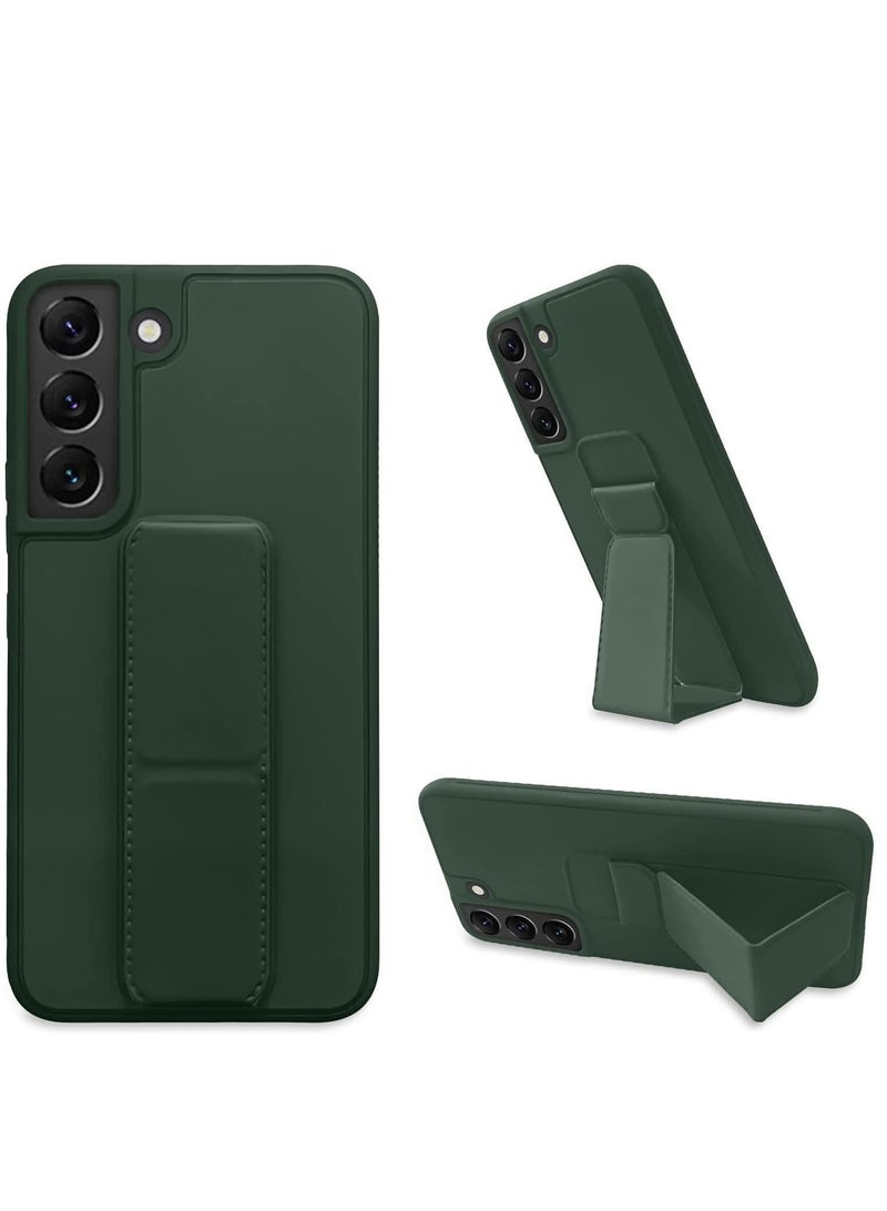 ELTRAZONE Samsung Galaxy S24 Case Cover Magnetic Car Mount Kickstand & Holder, Premium Silicone Vertical & Horizontal Hand Strap and Grip with Multi Stand for Samsung Galaxy S24 - Image 1