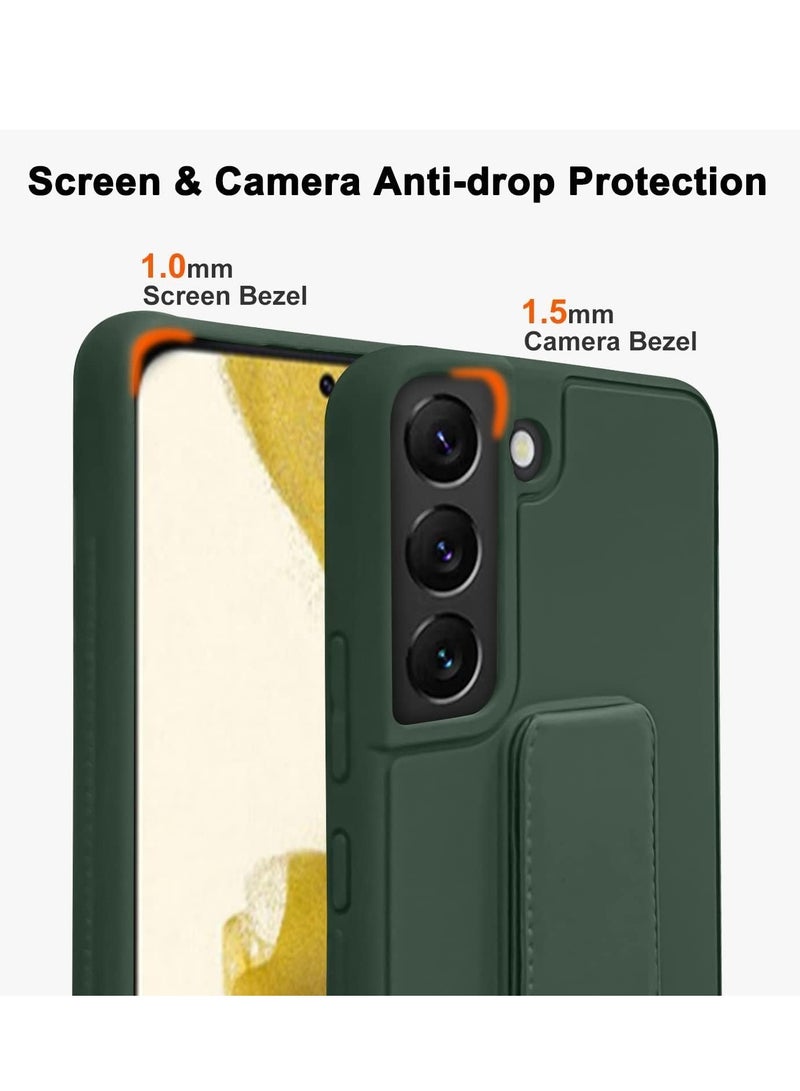 ELTRAZONE Samsung Galaxy S24 Case Cover Magnetic Car Mount Kickstand & Holder, Premium Silicone Vertical & Horizontal Hand Strap and Grip with Multi Stand for Samsung Galaxy S24 - Image 2