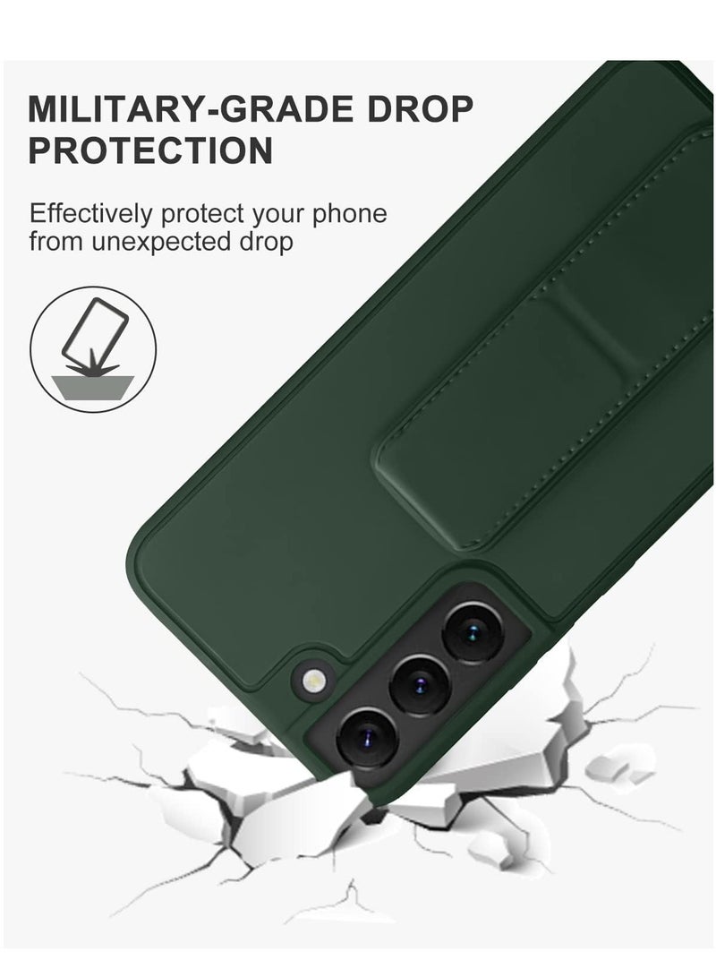 ELTRAZONE Samsung Galaxy S24 Case Cover Magnetic Car Mount Kickstand & Holder, Premium Silicone Vertical & Horizontal Hand Strap and Grip with Multi Stand for Samsung Galaxy S24 - Image 4