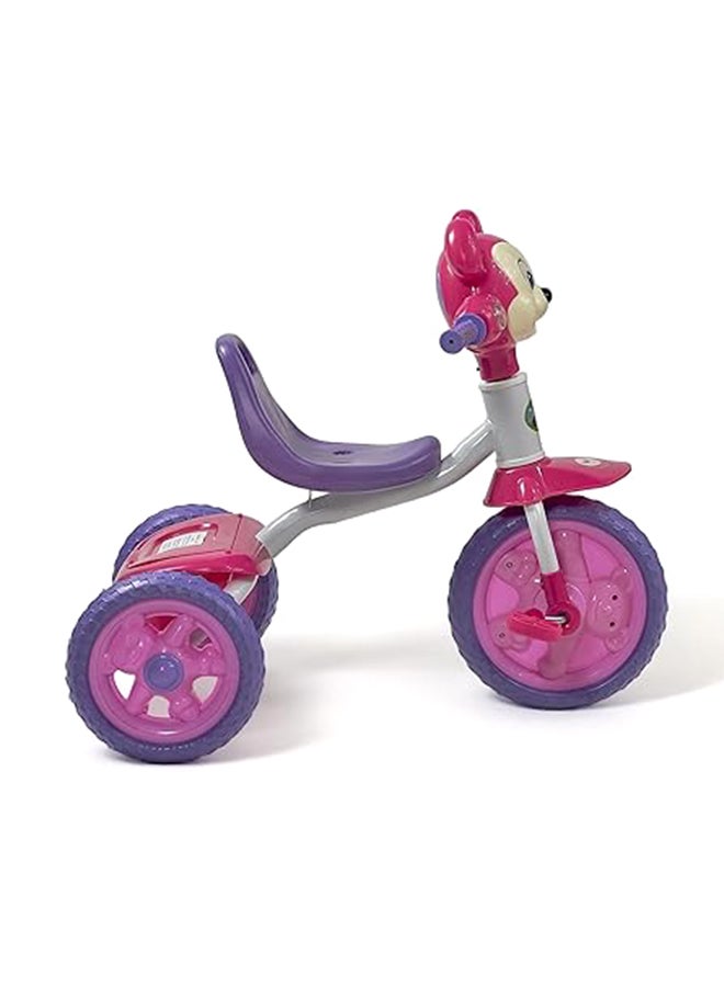 AL BADER Kids Balance Bike Kids Tricycles for 1.5-4 Years, Three Wheel Tricycle For Toddlers With Sounds and Lights, 3 Wheel Baby Bicycle With Basket, Toddlers Small Trike, Pink - Image 4