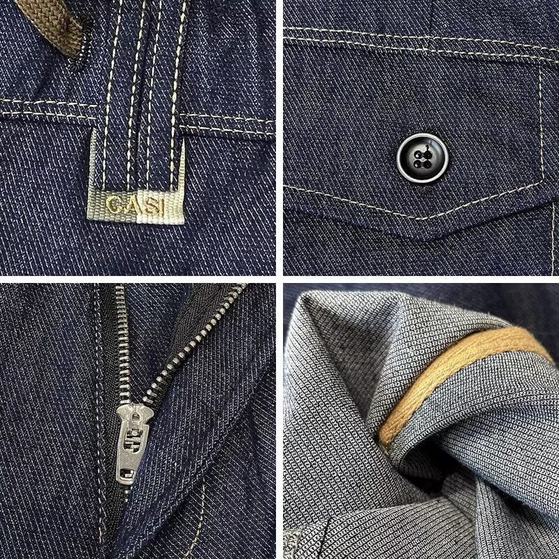 Unisex Classic Denim Jeans Loose Fit Daily Outdoor Wear - Image 4