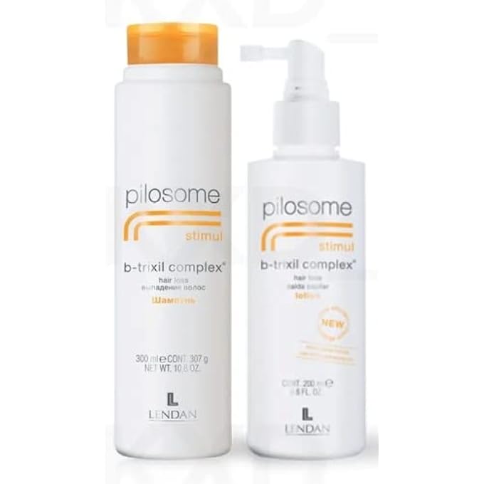 Lendan Kit Pilosome Lotion + Shampoo 300 ml / 10.8 Fl. Oz., 2
