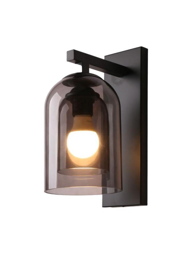 Meshkati 220-240V E27 Aluminum and Glass Modern Wall Light Black LH-3038  - Image 3