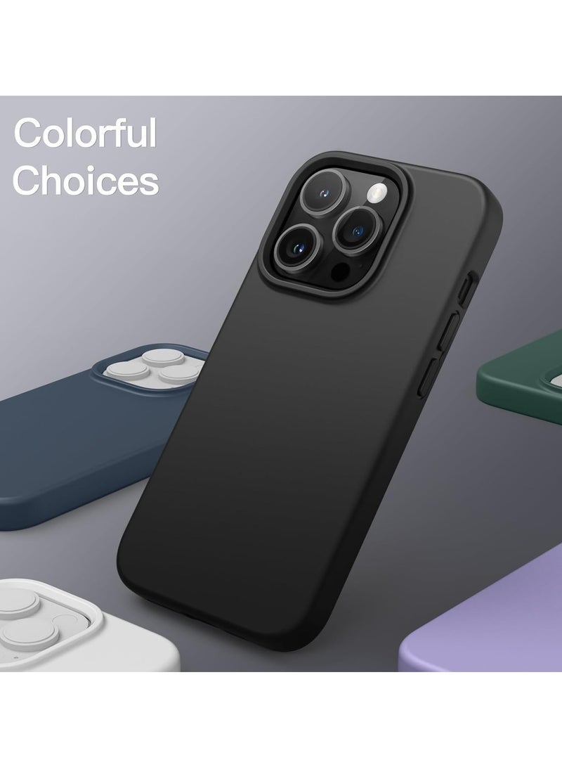 LEDIN Silicone Case for iPhone 13 Pro Silky Soft Touch Full Body Protective Phone Case Shockproof Cover with Microfiber Lining - Image 2