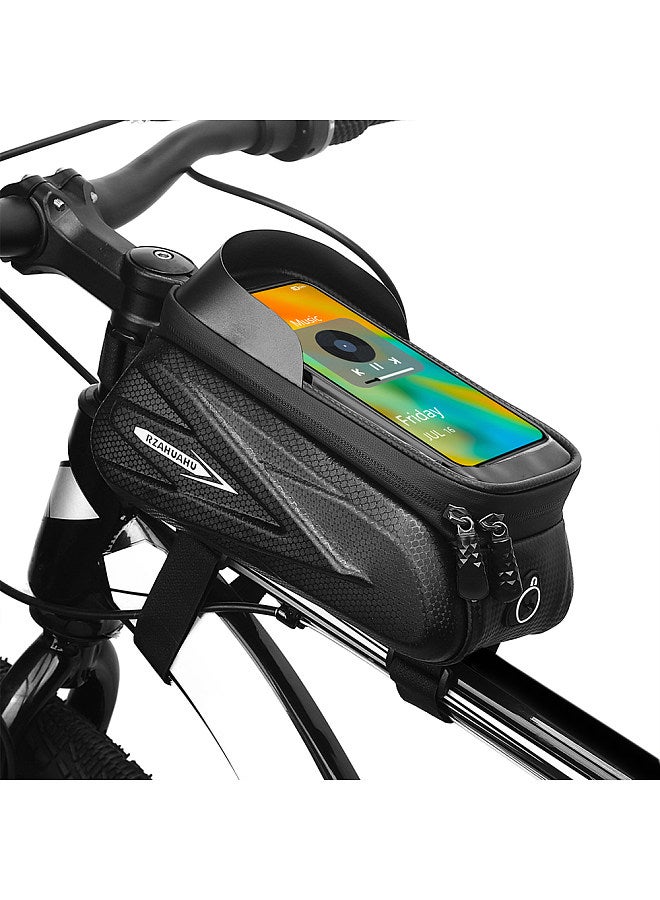 Generic Bicycle Phone Mount Bags Waterproof Front Frame Top Tube Bag Cycling Bike Phone Tool Storage Bag Pack - Image 5