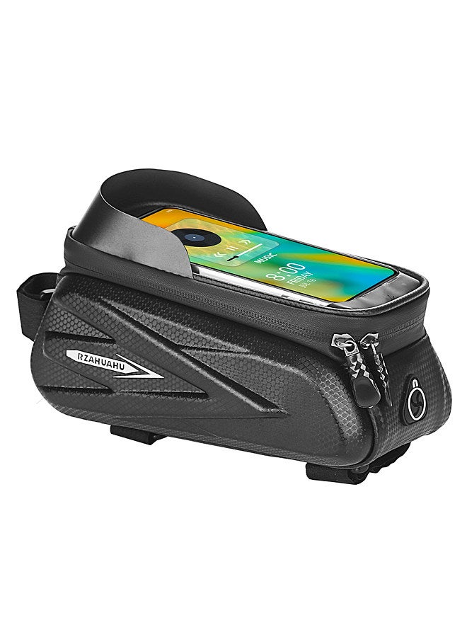 Generic Bicycle Phone Mount Bags Waterproof Front Frame Top Tube Bag Cycling Bike Phone Tool Storage Bag Pack - Image 1