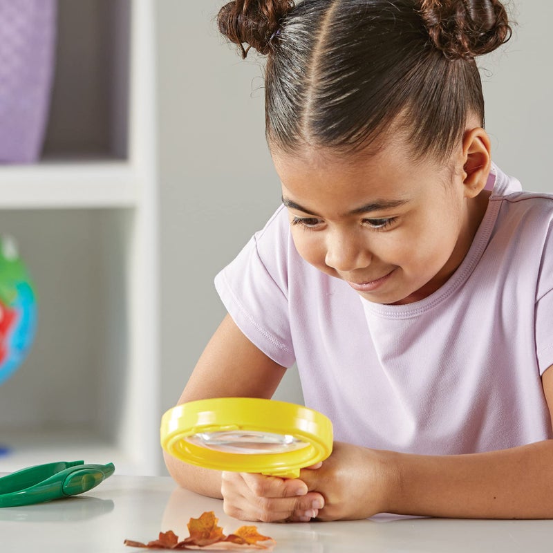 Learning Resources Magnifier & Tweezers - Fine Motor Toys for Kids Ages 3+ Science Toys for Kids, Magnifiers for Kids - Image 4