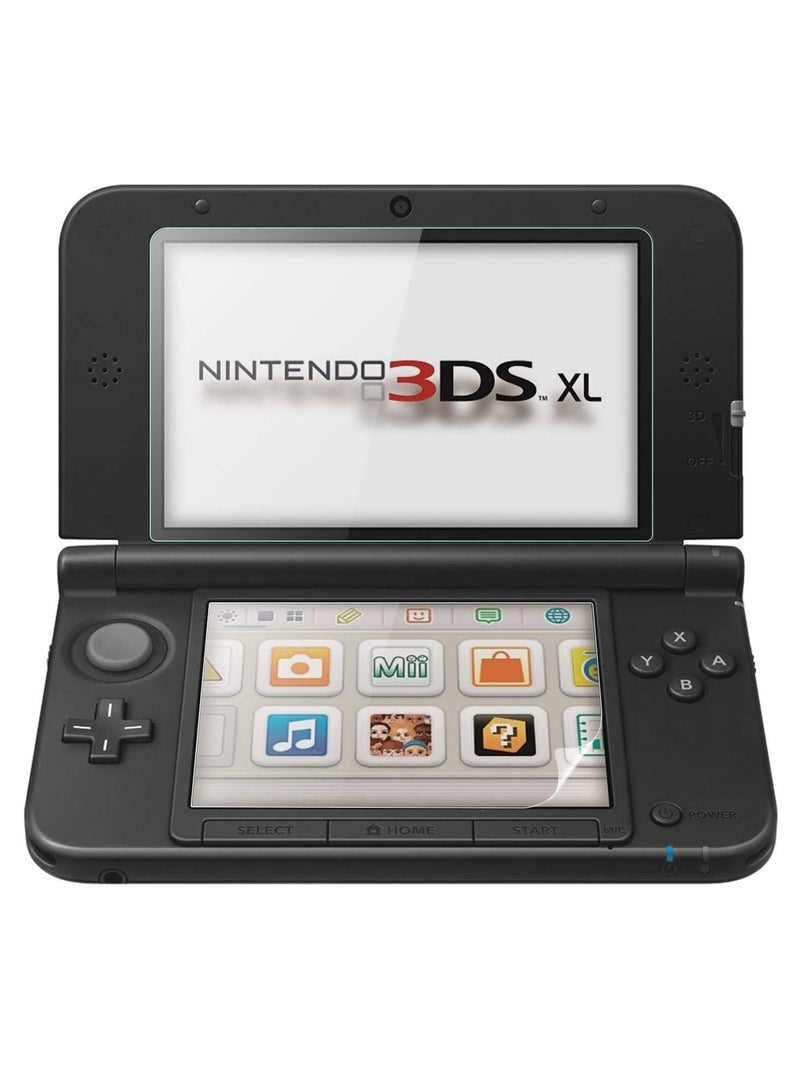 (2 في 1) واقي شاشة زجاجي مقسى + فلتر واقي شاشة PET شفاف عالي الدقة متوافق مع 3DS XL/New 3DS XL - Image 5