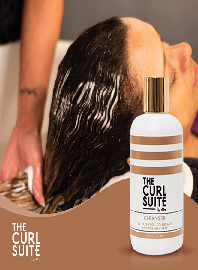 The Curl Suite Cleansing Shampoo for Curly Hair - Infused with Goji Berry & Red Wine Extracts - Sulfate-Free Deep Cleansing Shampoo (8 OZ) - Image 5
