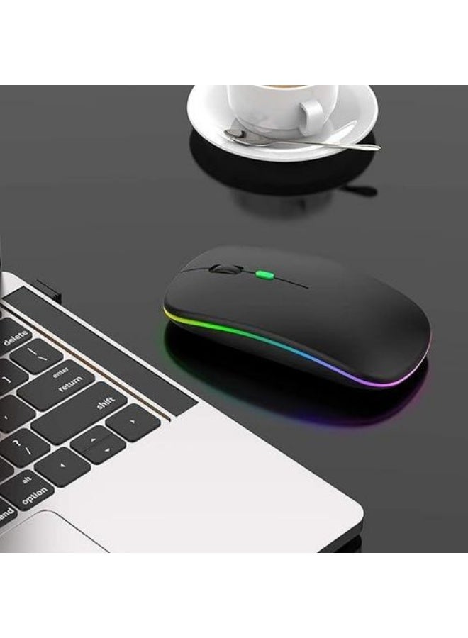 Zero Rechargeable Wireless and Bluetooth Illuminated Mouse - Image 5
