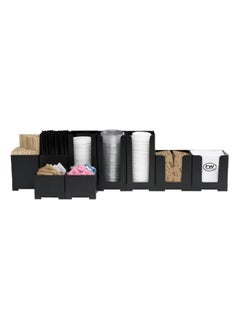 Rattleware Rattleware Snap Bin Plastic Complete Café Kit - Perfect for Organizing Coffee Condiments - Ideal for a Clean, Professional Cafe Bar Counter  - Image 1