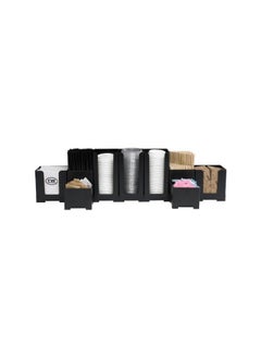 Rattleware Rattleware Snap Bin Plastic Complete Café Kit - Perfect for Organizing Coffee Condiments - Ideal for a Clean, Professional Cafe Bar Counter  - Image 2