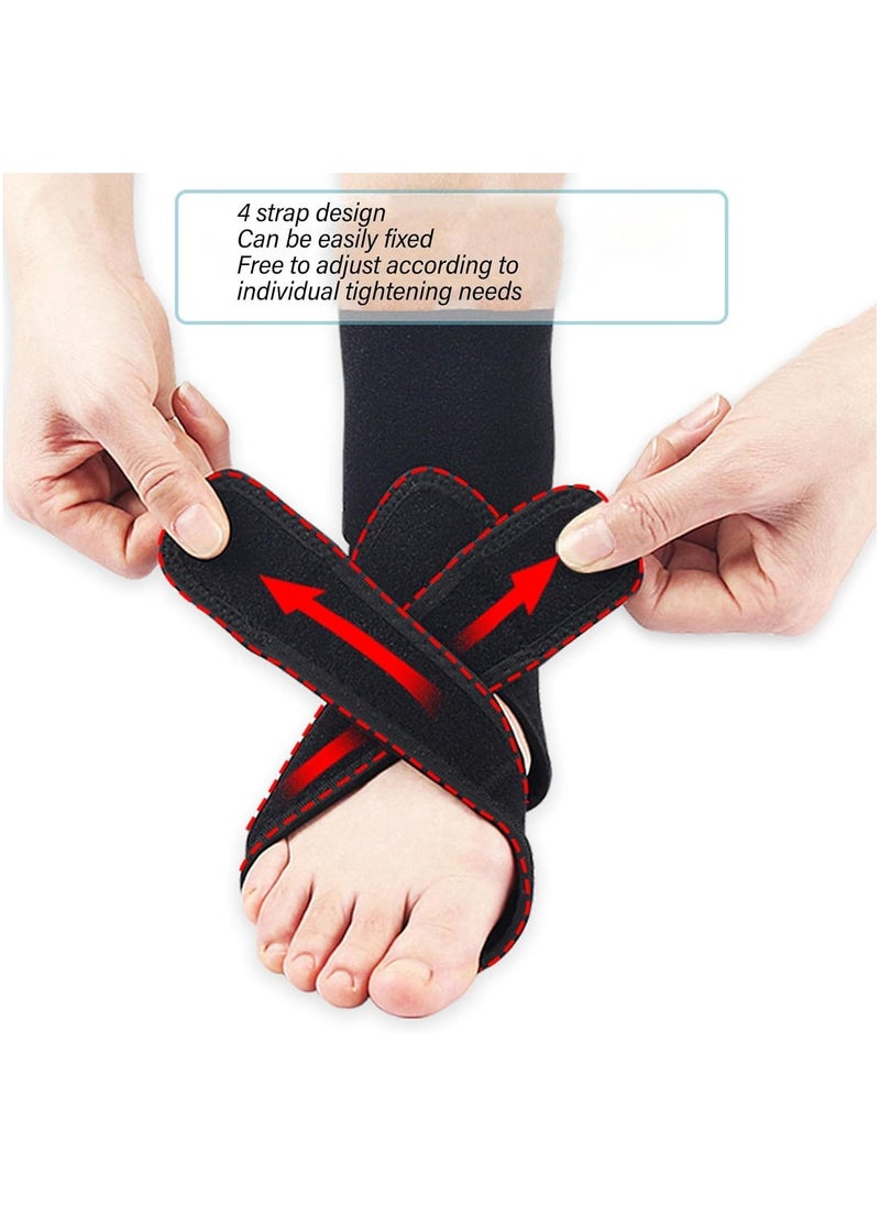 ATRJSZ - Drop Foot Brace, Adjustable Drop Foot Brace, Foot Orthosis Brace with Arch Support, AFO & Foot Orthosis Brace, Plantar Fasciitis Relief, Foot Drop Support for Walking and Stretching, Right - Image 1