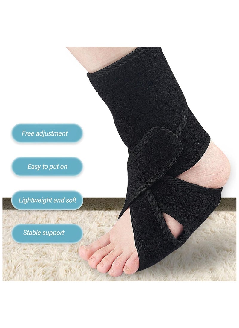 ATRJSZ - Drop Foot Brace, Adjustable Drop Foot Brace, Foot Orthosis Brace with Arch Support, AFO & Foot Orthosis Brace, Plantar Fasciitis Relief, Foot Drop Support for Walking and Stretching, Right - Image 1