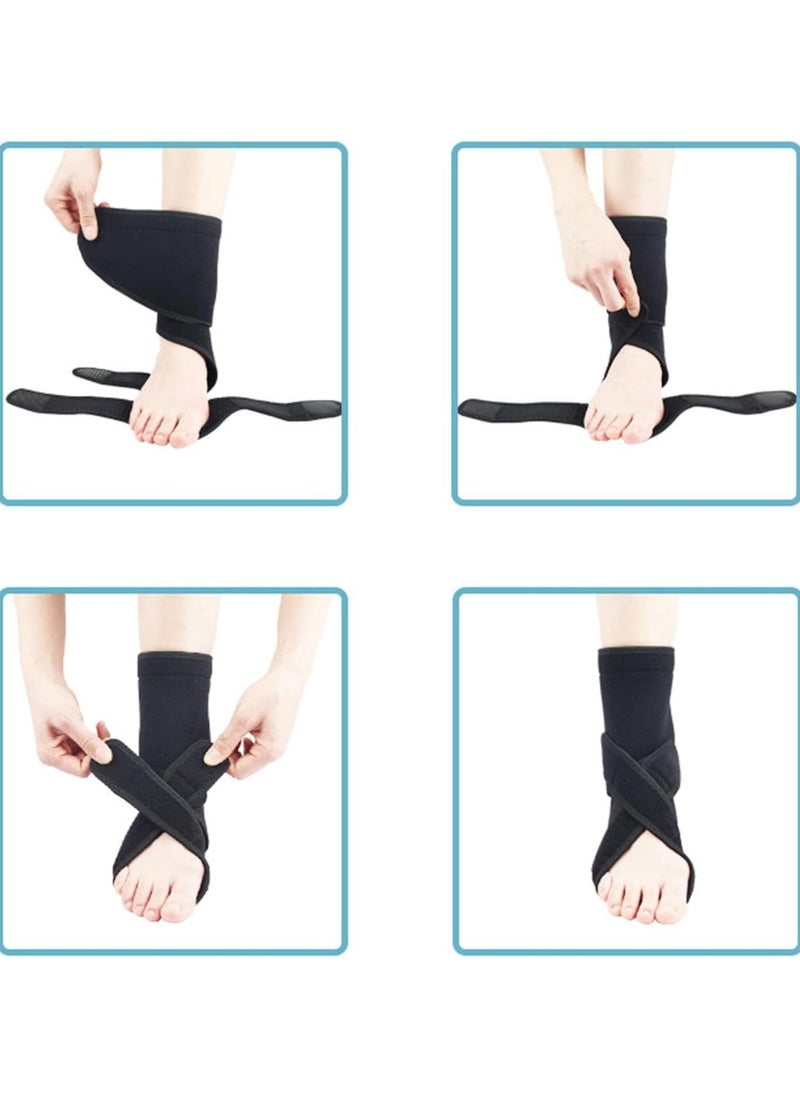 ATRJSZ - Drop Foot Brace, Adjustable Drop Foot Brace, Foot Orthosis Brace with Arch Support, AFO & Foot Orthosis Brace, Plantar Fasciitis Relief, Foot Drop Support for Walking and Stretching, Right - Image 1