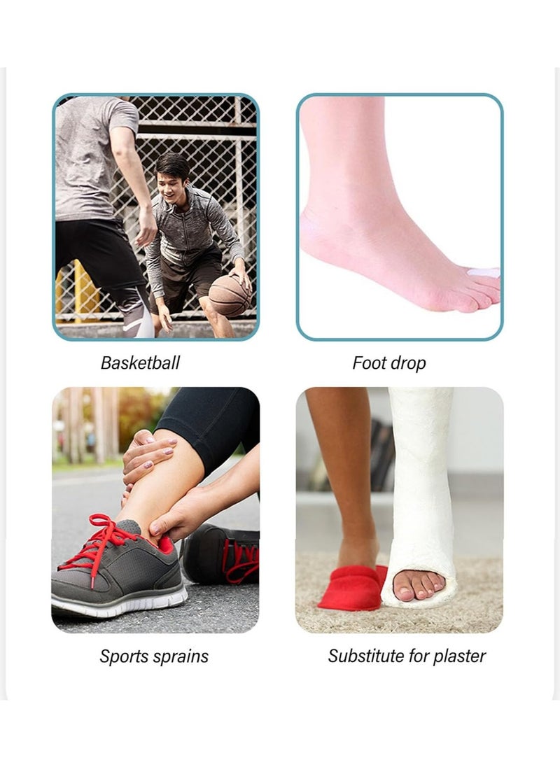 ATRJSZ - Drop Foot Brace, Adjustable Drop Foot Brace, Foot Orthosis Brace with Arch Support, AFO & Foot Orthosis Brace, Plantar Fasciitis Relief, Foot Drop Support for Walking and Stretching, Right - Image 1