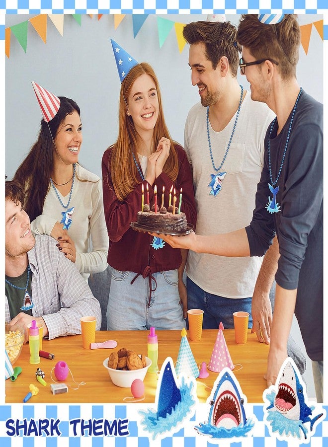 Otuuz 36 Pcs Beads Necklace Jewelry Accessories Necklaces Chains Pendant Party Decorations Gift for Women Men Party Favor Summer Birthday Holiday Costume Cosplay(Shark) - Image 4