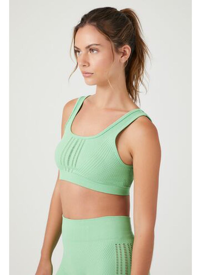 FOREVER 21 Seamless Perforated Sports Bra - Image 2