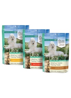 UltraCruz - sc-516938 Canine Training Treat Bundle for Dogs, 80 Count Each of 3 Flavors