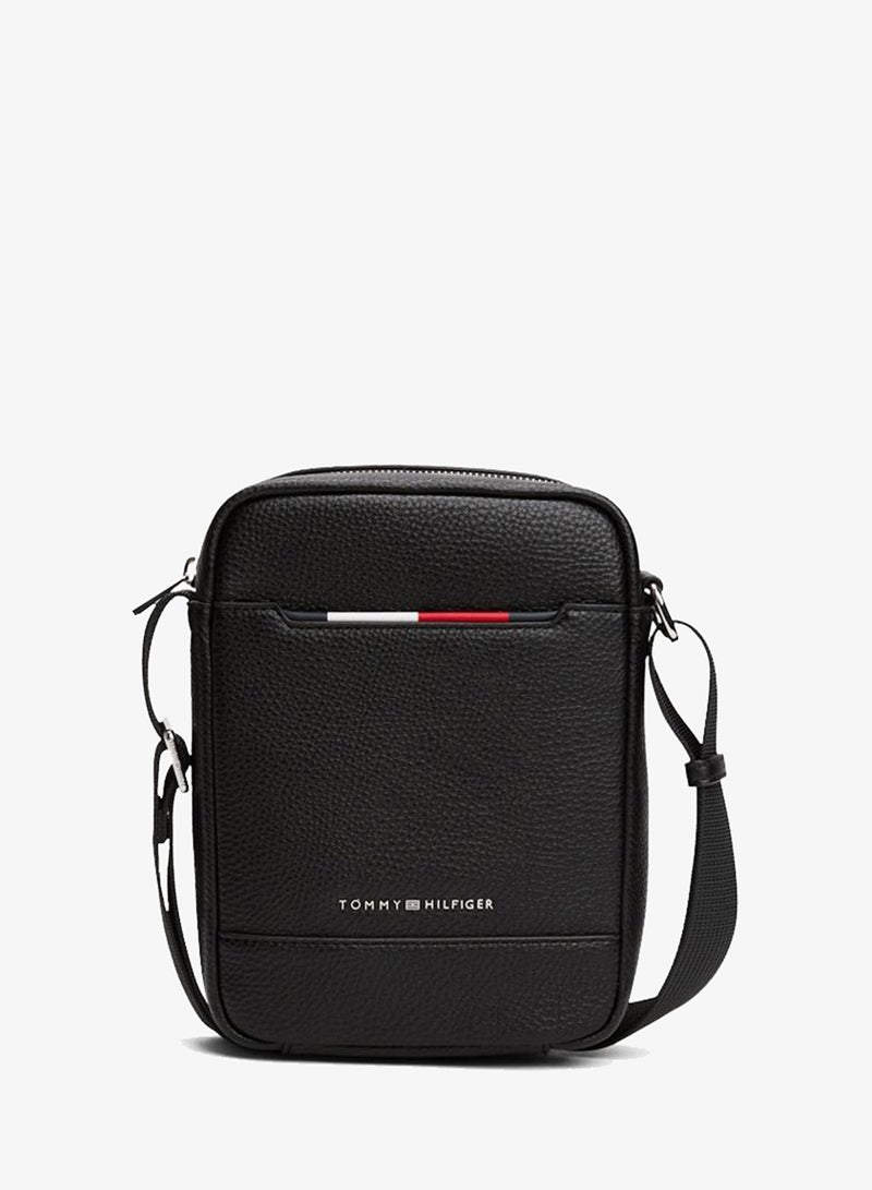 TOMMY HILFIGER Logo Detailed Zip Through Crossbody - Image 1