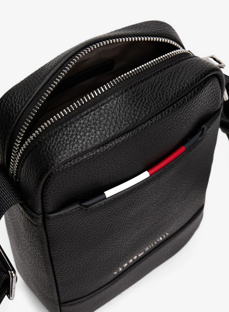 TOMMY HILFIGER Logo Detailed Zip Through Crossbody - Image 4