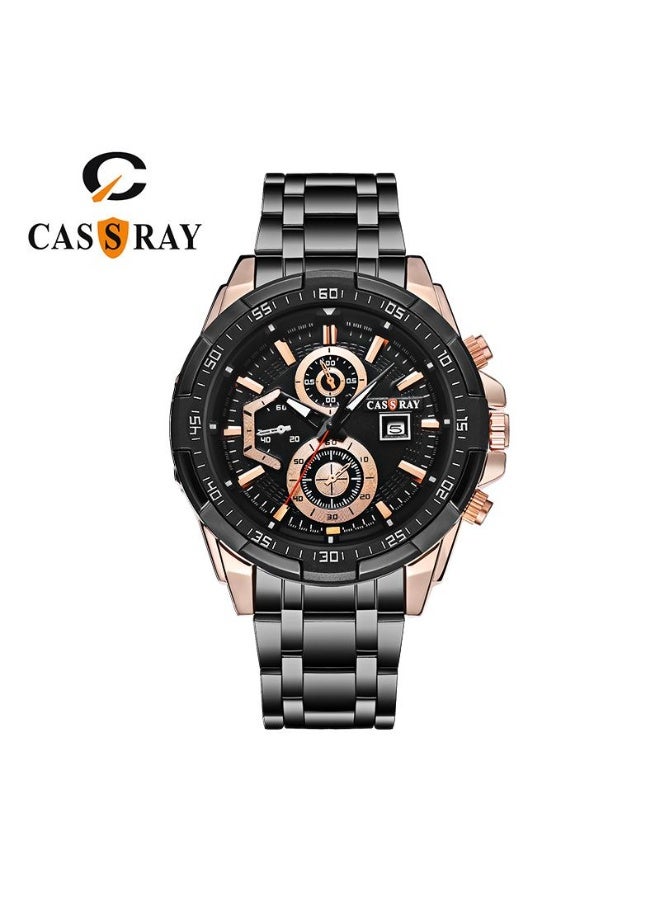 CASSRAY New glow-in-the-dark watch for boys and teenagers, trendy sports watch for men, cool watch for Instagram users, vintage waterproof quartz watch, retro quartz watch - Image 1