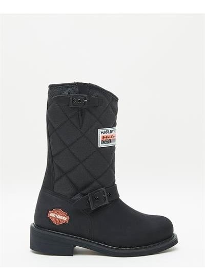 HARLEY DAVIDSON Laconia 644 Women's Black Nubuck Boots  - Image 1
