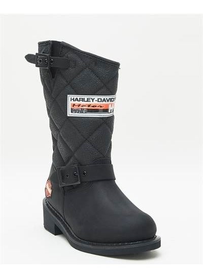 HARLEY DAVIDSON Laconia 644 Women's Black Nubuck Boots  - Image 2