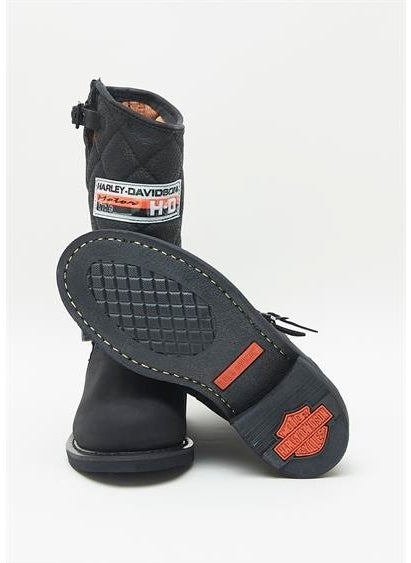 HARLEY DAVIDSON Laconia 644 Women's Black Nubuck Boots  - Image 5