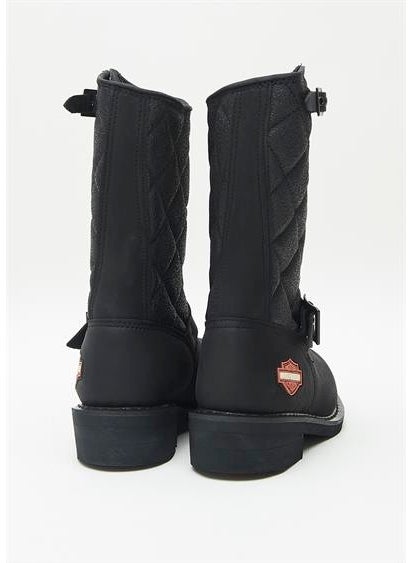 HARLEY DAVIDSON Laconia 644 Women's Black Nubuck Boots  - Image 4