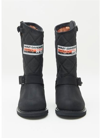 HARLEY DAVIDSON Laconia 644 Women's Black Nubuck Boots  - Image 3