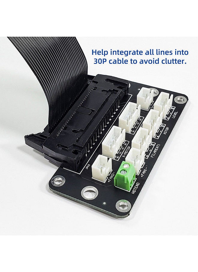 3D Printer Parts Adapter Board with 82cm 30Pin Cable Compatible with XY-2 Pro/X5SA Series 3D Printer