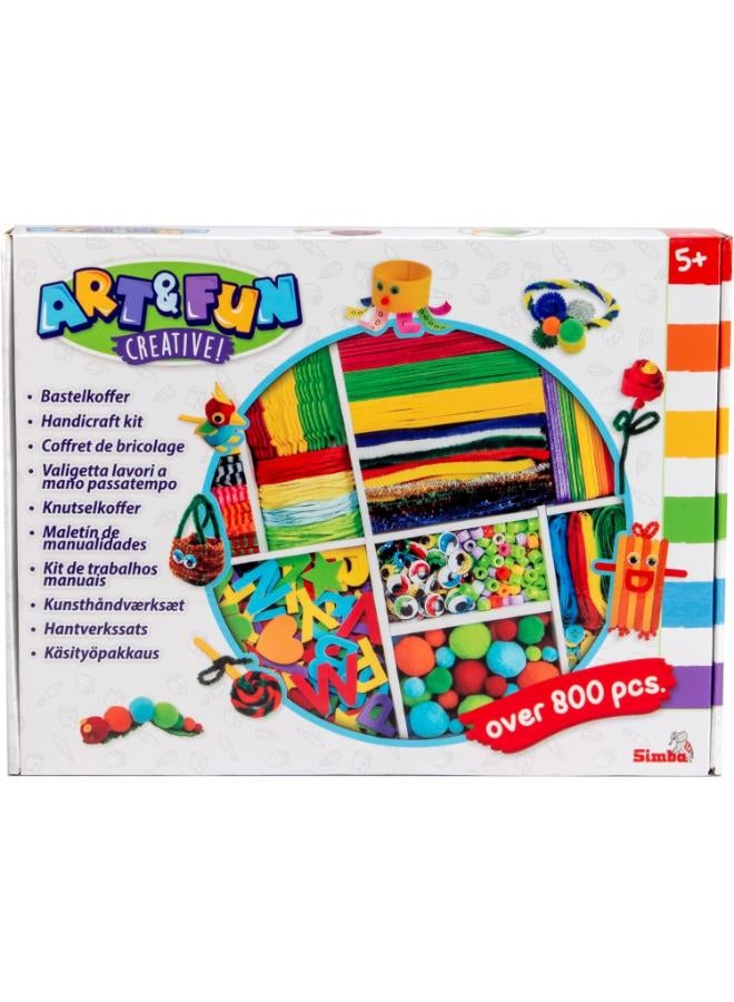 سيمبا Simba-Art & Fun-Valigetta per bricolage، 826 Pezzi، Colla Non Inclusa، dai 5 Anni in su، 106304706 - Image 1