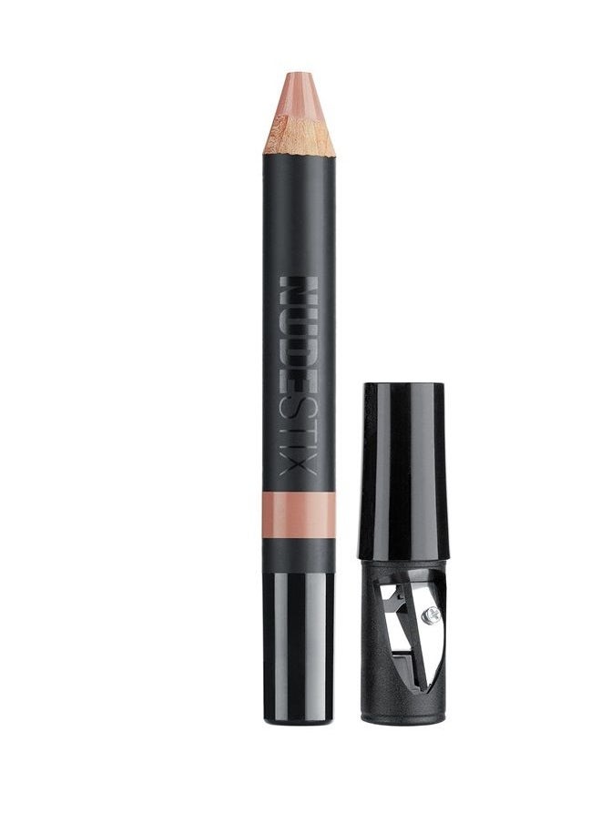 NUDESTIX - Cream Cheek + Lip Pencil, Creamy Lip Color + Lip Liner + Cheek Blush, Multi Use Makeup, Ultra Creamy, Hydrating and Blendable, Shade: Whisper - Image 1