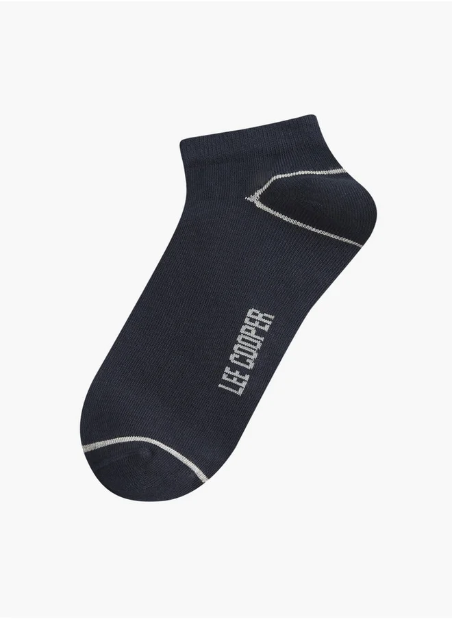 Lee Cooper Logo Detail Ankle Length Socks - Set of 5