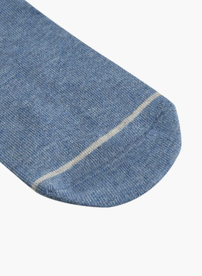 Lee Cooper Logo Detail Ankle Length Socks - Set of 5
