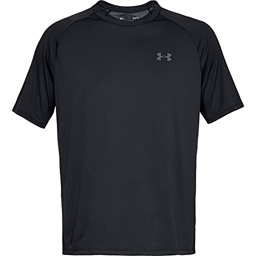Under Armour Men's Tech 2.0 Short-Sleeve T-Shirt , Black (001)/Graphite, Small - Image 2