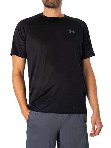Under Armour Men's Tech 2.0 Short-Sleeve T-Shirt , Black (001)/Graphite, Small - Image 1
