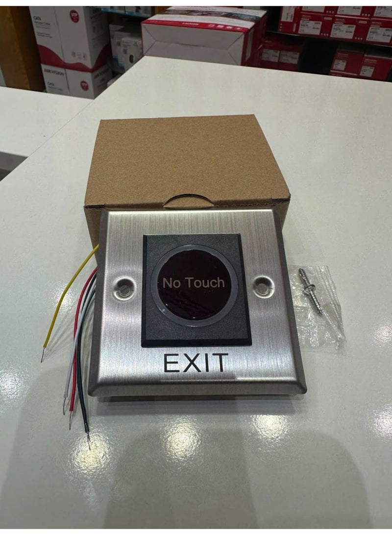 Sturnus Smart Touchless Metal IR Exit Button - Image 1