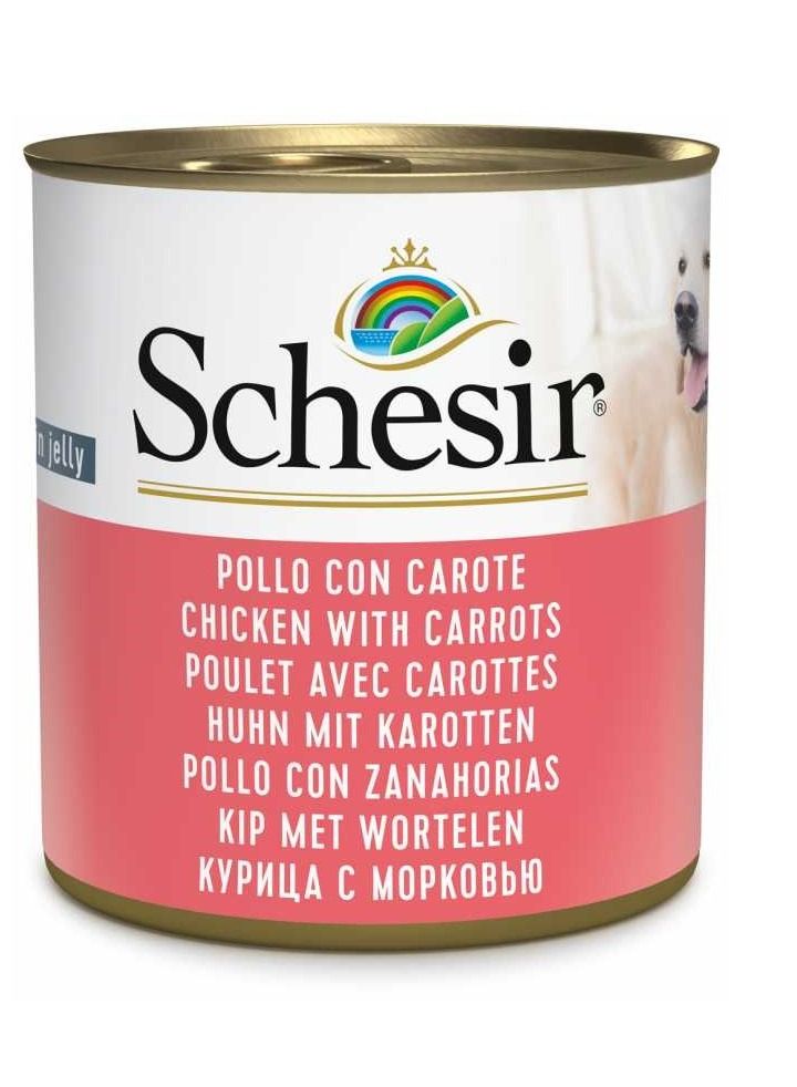 Schesir طعام رطب للكلاب بالدجاج والجزر - Image 1