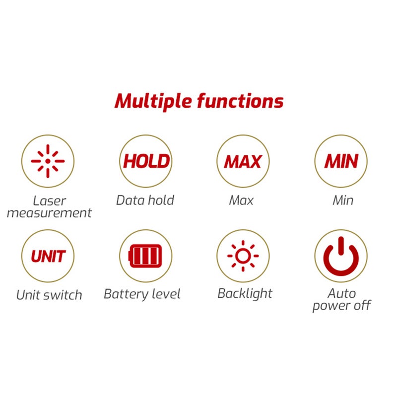 TASI Digital Tachometer Non-Contact Mini RPM Tester Meter LCD Display Handheld Digital Tachometer for Motor Wheels Lathe Car Making - Image 3