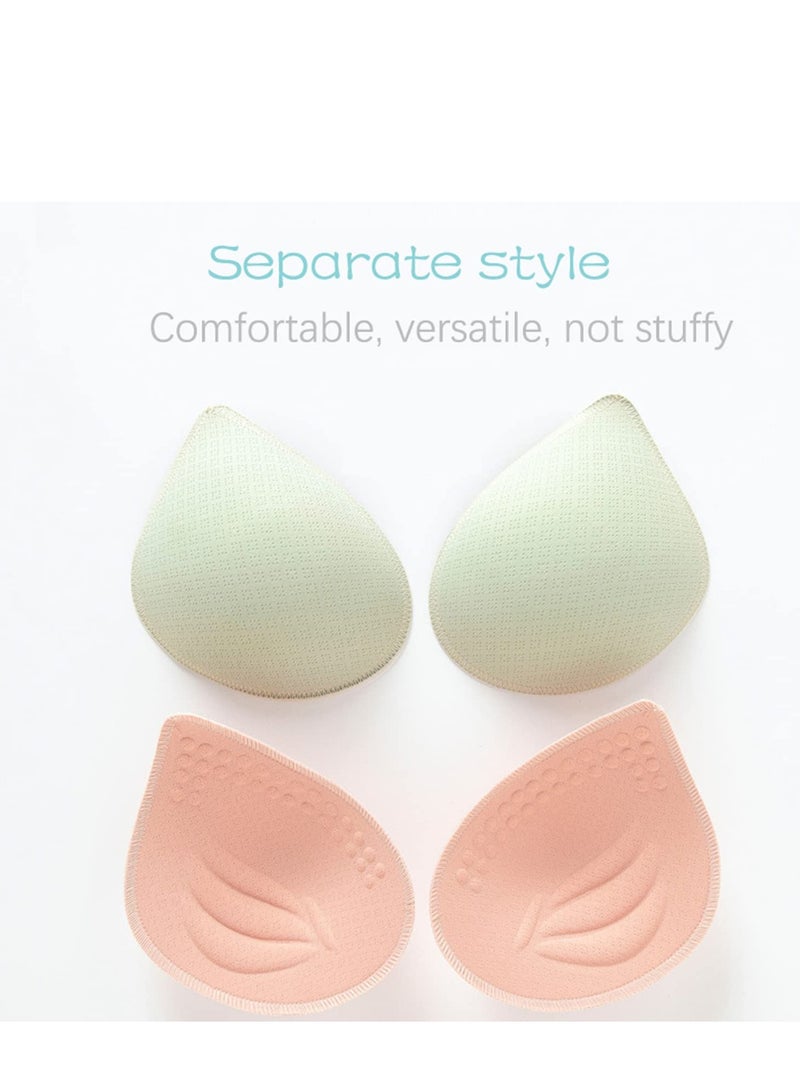 SYOSI Bra Pad Inserts, Removable Bra Pads for Women's Sports Bra Cups Insert or Swimsuit, Women's Comfy Sports Cups for Sports Bra  - Image 4