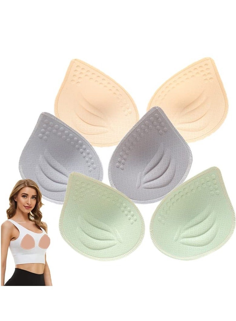 SYOSI Bra Pad Inserts, Removable Bra Pads for Women's Sports Bra Cups Insert or Swimsuit, Women's Comfy Sports Cups for Sports Bra  - Image 1