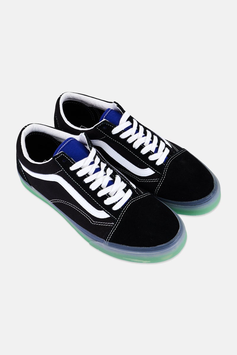 VANS Men Old Skool Lace Up Skateboarding Shoes, Black - Image 3