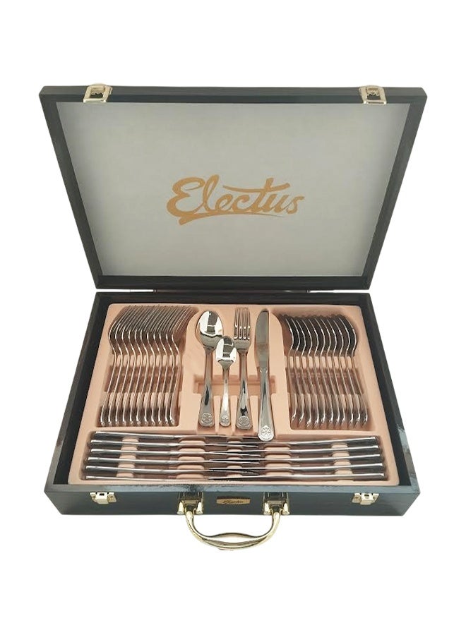 Electus 72-Piece Stainless Steel Cutlery Set Silver, Service for 12 - Image 5
