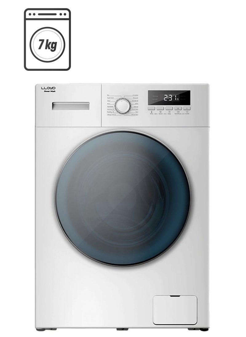 Lloyd - Washing Machine GLWF703POGWT04 - 7 Kg Front load White - Image 1