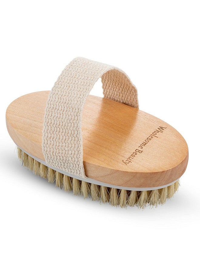 Wholesome Beauty Wholesome Beauty Dry Skin Blood_Circulation Body Brush Pouch For Travel And Hookincluded - Cotton Loop For Hanging  - Image 2